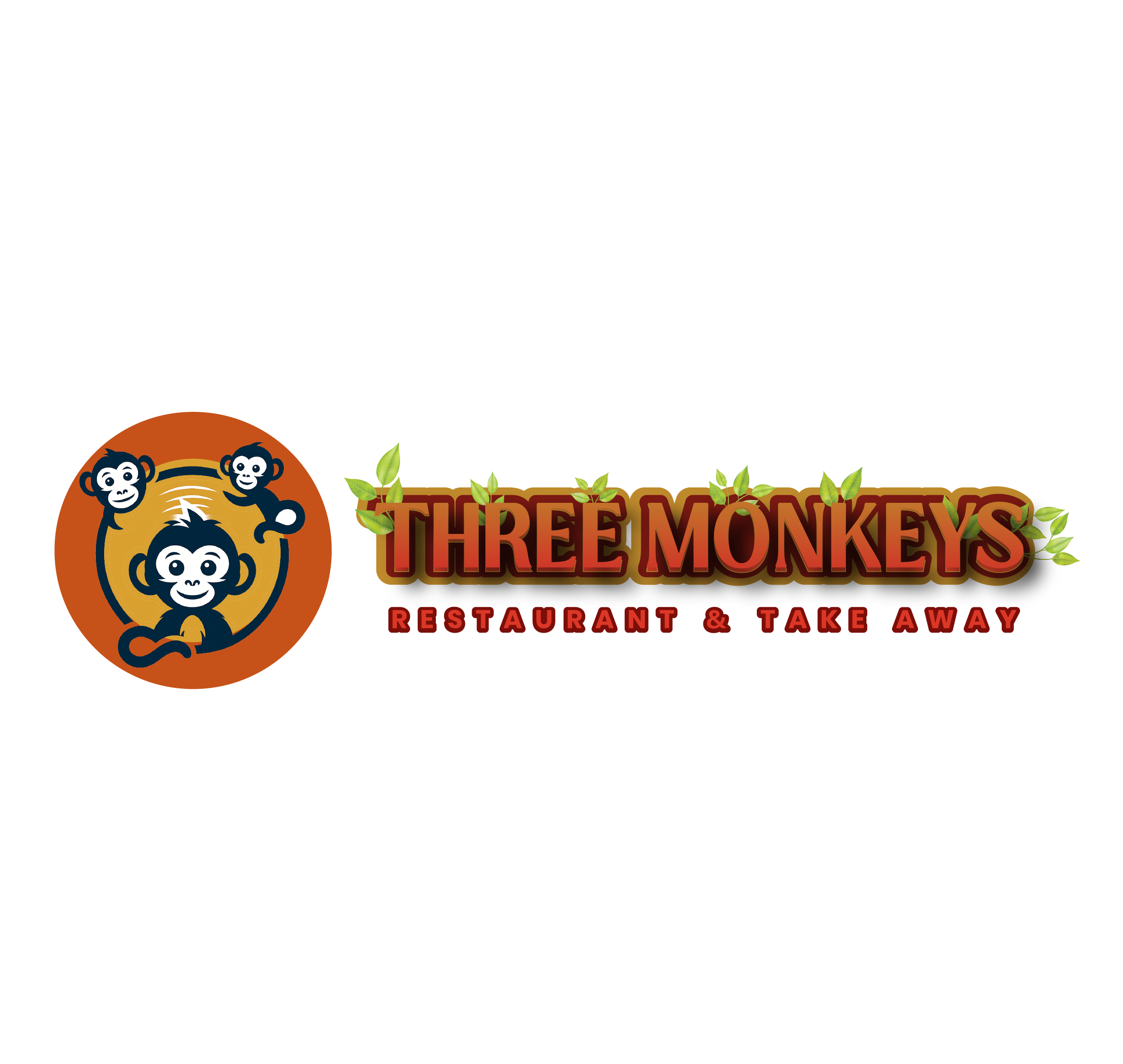 Three Monkeys Restaurant Logo